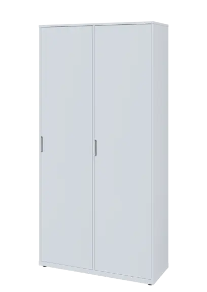 KSR6-81 P skříň šatní, 2x výsuvné ramínko, 2053x1022x400 mm, provedení pravé, bílá